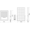 Прожектор светодиодный JAZZWAY PFL SOLAR 02 100 6500К GR IP65 ДО с солнечной панелью и пультом Pro+ 5058477